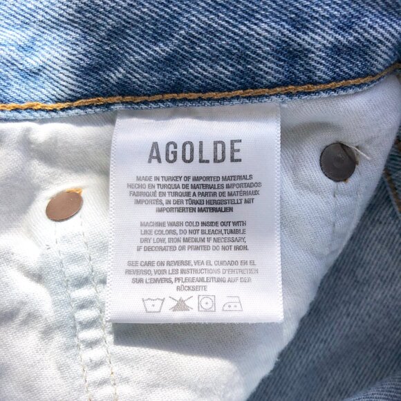 Agolde Riley High Rise Ankle Jeans - Picture 5 of 6